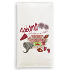 Alabama Football Pattern Tea Towel - Dishtowel - Jimberly's Boutique - Olive Branch - Mississippi