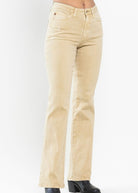 Attala Khaki Mid Rise Slim Boot Cut | Judy Blue Jeans - jeans - Jimberly's Boutique - Olive Branch - Mississippi