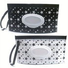 Black/White Stars Wet Wipe Pouch - baby gift - Jimberly's Boutique - Olive Branch - Mississippi