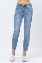 Calhoun HI - RISE MINERAL WASH RELAXED FIT | Judy Blue Jeans - jeans - Jimberly's Boutique - Olive Branch - Mississippi