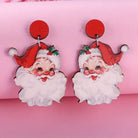 Cartoon Santa Post Earrings - Earrings - Jimberly's Boutique - Olive Branch - Mississippi