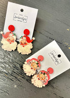 Cartoon Santa Post Earrings - Earrings - Jimberly's Boutique - Olive Branch - Mississippi