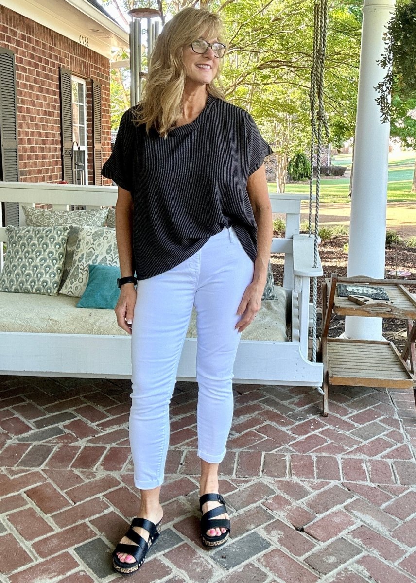 Cello Cropped Skinny Jeans - White - jeans -Jimberly's Boutique-Olive Branch-Mississippi