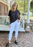 Cello Cropped Skinny Jeans - White - jeans -Jimberly's Boutique-Olive Branch-Mississippi