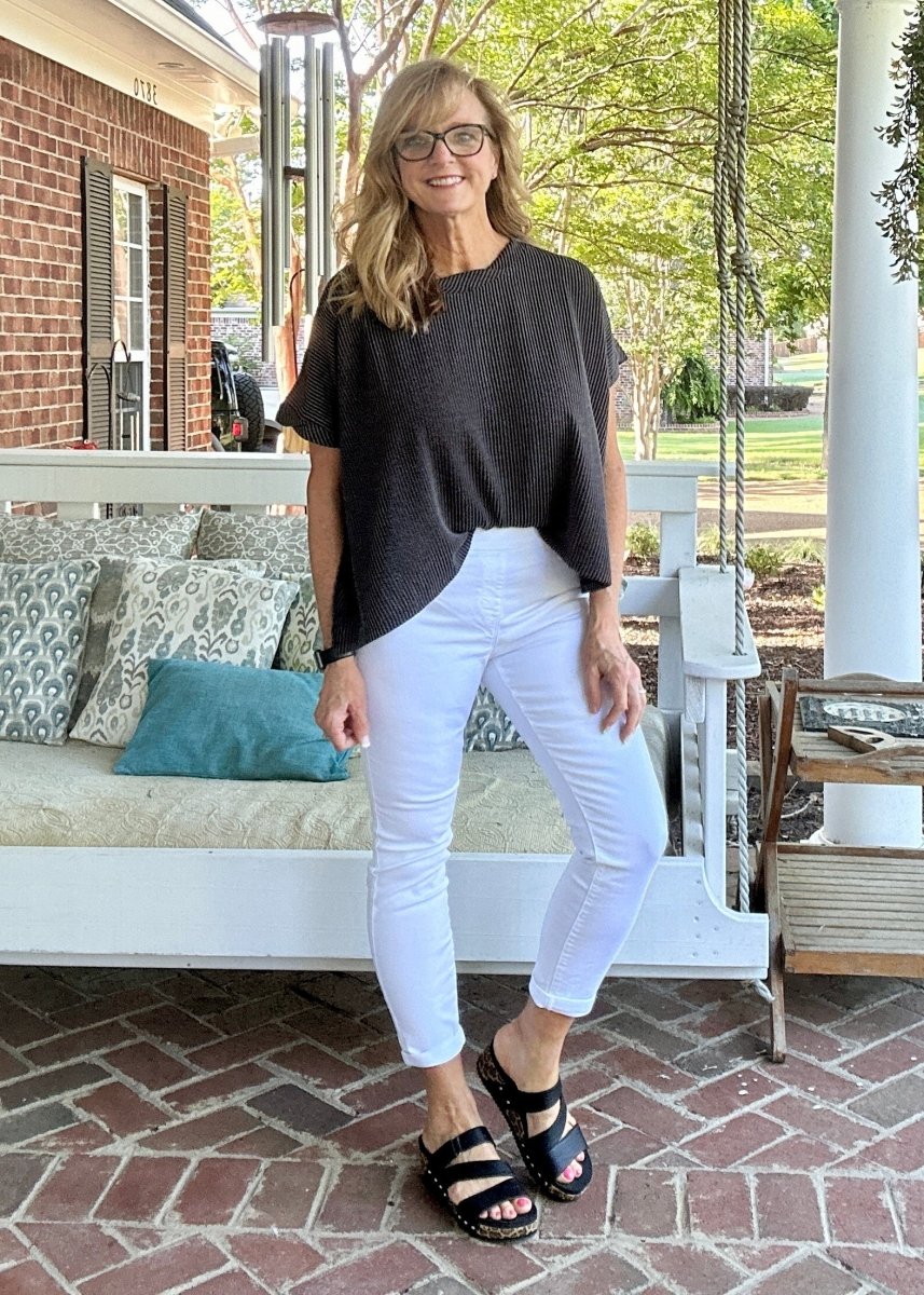 Cello Cropped Skinny Jeans - White - jeans -Jimberly's Boutique-Olive Branch-Mississippi