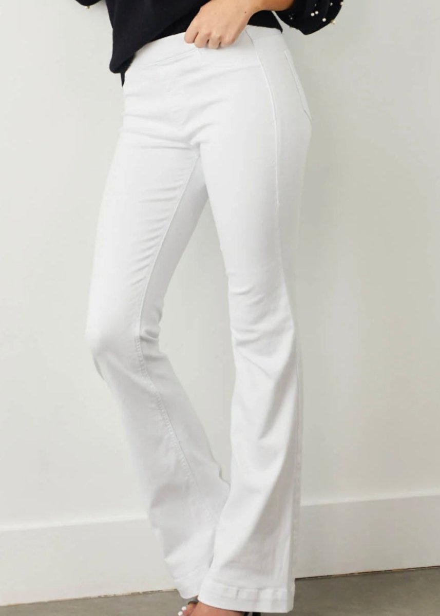 Cello white flare jeggings hotsell