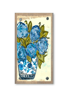 Chinoiserie Vase with Blue Hydrangeas Driftwood - Happy Block - baxter & me - Jimberly's Boutique - Olive Branch - Mississippi