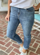 Coldwater High Rise Boyfriend | Judy Blue Jeans | Dark Wash - jeans - Jimberly's Boutique - Olive Branch - Mississippi