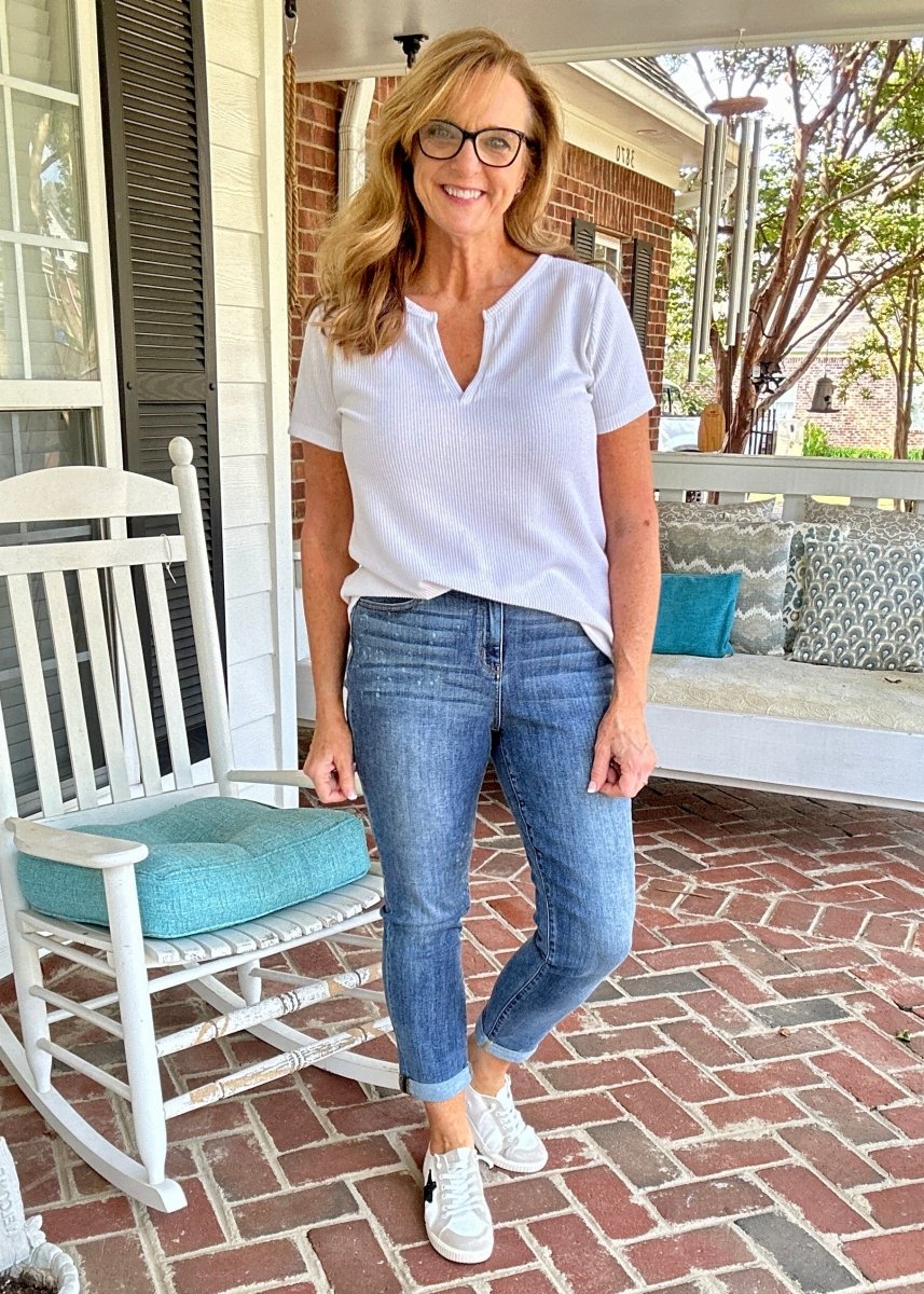 Coldwater High Rise Boyfriend | Judy Blue Jeans | Dark Wash - jeans - Jimberly's Boutique - Olive Branch - Mississippi