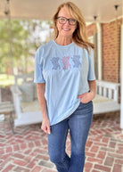 Colonel Reb Trio Embroidered Short Sleeve T Shirt - Graphic Tee - Jimberly's Boutique - Olive Branch - Mississippi