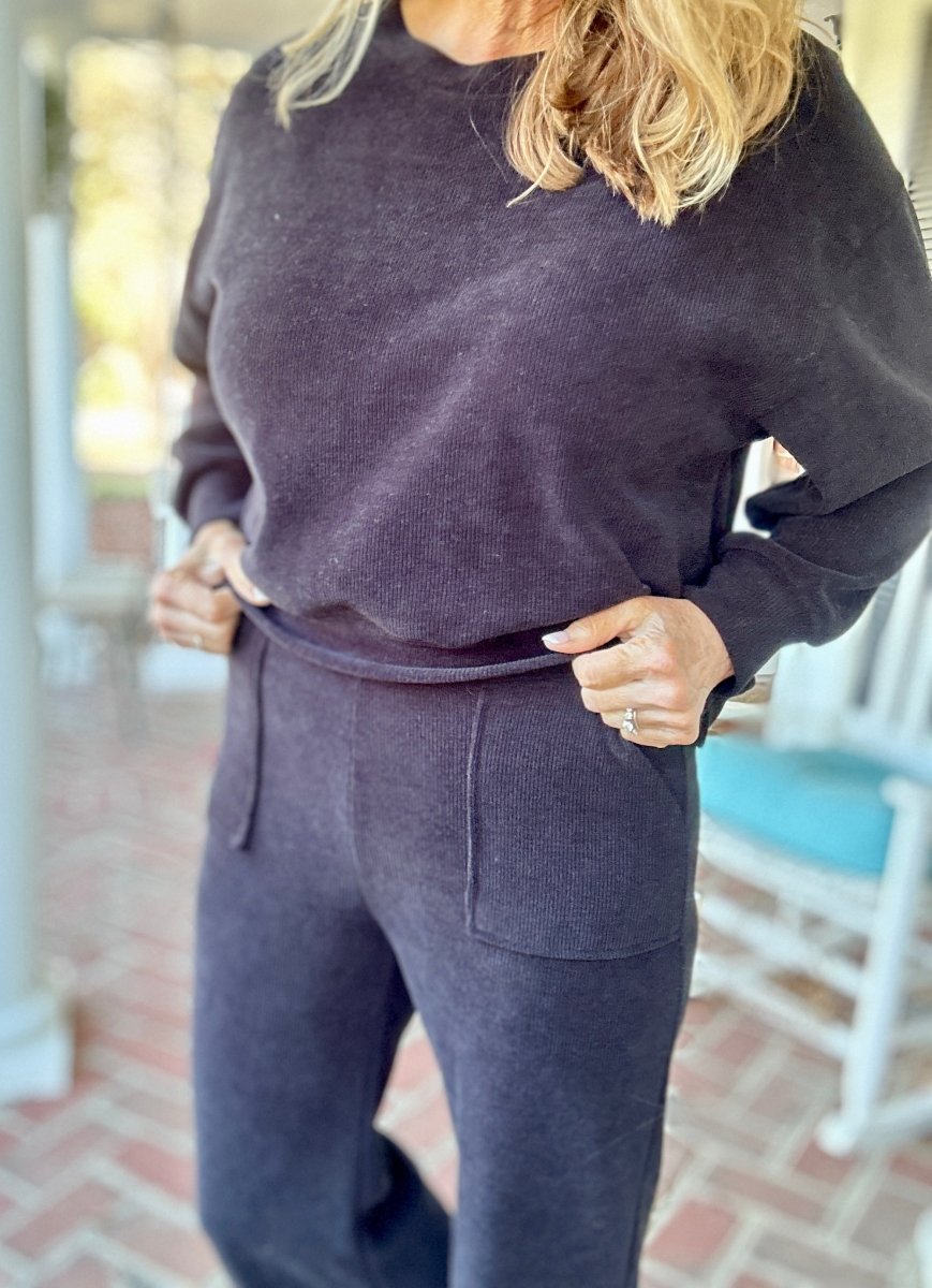 Cozy Corduroy Set - Black - Jimberly's Boutique - Olive Branch - Mississippi