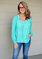 Crazy In Love Top | Emerald | Umgee - Umgee Top - Jimberly's Boutique - Olive Branch - Mississippi