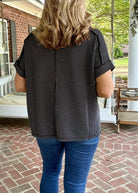 Day In The Life Top - Charcoal - Zenana Casual Top - Jimberly's Boutique - Olive Branch - Mississippi