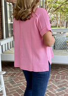 Day In The Life Top - Dk Pink - Zenana Casual Top - Jimberly's Boutique - Olive Branch - Mississippi