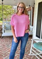 Day In The Life Top - Dk Pink - Zenana Casual Top - Jimberly's Boutique - Olive Branch - Mississippi