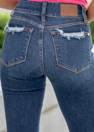 Desoto Double Button | Judy Blue Jeans | Dark Wash - jeans - Jimberly's Boutique - Olive Branch - Mississippi