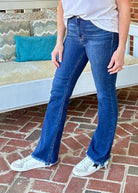 Desoto Double Button | Judy Blue Jeans | Dark Wash - jeans - Jimberly's Boutique - Olive Branch - Mississippi