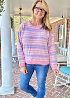 Easy Days Striped Sweater | Easel - Casual Sweater - Jimberly's Boutique - Olive Branch - Mississippi