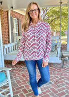 Entro | Smitten Top | Button Down - Button Down Top - Jimberly's Boutique - Olive Branch - Mississippi