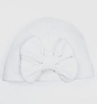 Essentials Solid Bow Hat - White | Magnolia Baby - baby cap - Jimberly's Boutique - Olive Branch - Mississippi