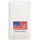 Flag With God's Country Tea Towel - Dishtowel - Jimberly's Boutique - Olive Branch - Mississippi