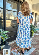 Floral Repeat Dress - Blue | Umgee - Umgee Dress - Jimberly's Boutique - Olive Branch - Mississippi