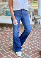 Forest | Judy Blue Jeans | Mid Wash | Wide Hem Flares - jeans - Jimberly's Boutique - Olive Branch - Mississippi