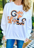 Go Vols Sweatshirt - White - Graphic Sweatshirt - Jimberly's Boutique - Olive Branch - Mississippi