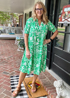 Green Floral Midi Dress | Umgee - Casual Dress - Jimberly's Boutique - Olive Branch - Mississippi