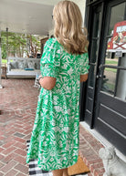 Green Floral Midi Dress | Umgee - Casual Dress - Jimberly's Boutique - Olive Branch - Mississippi