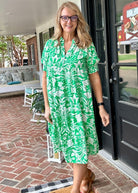 Green Floral Midi Dress | Umgee - Casual Dress - Jimberly's Boutique - Olive Branch - Mississippi