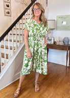 Green Meadows Midi Dress | Umgee - Jimberly's Boutique - Olive Branch - Mississippi