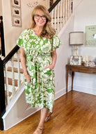 Green Meadows Midi Dress | Umgee - Jimberly's Boutique - Olive Branch - Mississippi