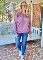 Hail State Embroidered Sweatshirt - Heather Maroon w/White - sweatshirt - Jimberly's Boutique - Olive Branch - Mississippi