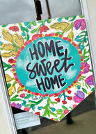 Home Sweet Home Purple Floral Door Hanger (PICKUP ONLY) - baxter & me - Jimberly's Boutique - Olive Branch - Mississippi