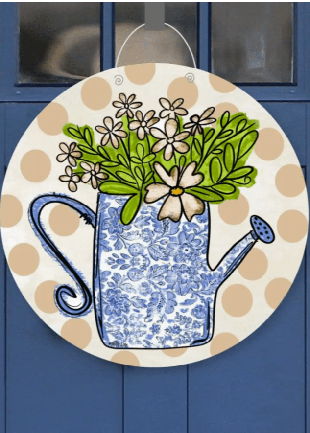 Home Sweet Home Watering Can Door Hanger (PICKUP ONLY) - baxter & me - Jimberly's Boutique - Olive Branch - Mississippi