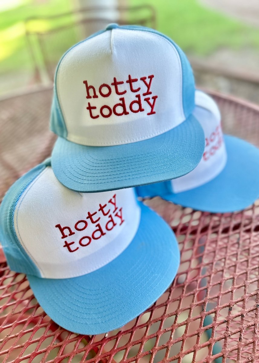 Hotty Toddy Trucker Cap/Hat - Blue - Jimberly's Boutique - Olive Branch - Mississippi