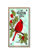 I Am with You Always Red Bird Driftwood - Happy Block - baxter & me - Jimberly's Boutique - Olive Branch - Mississippi