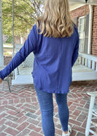 I Will Remember You Top - Light Navy - Casual Top - Jimberly's Boutique - Olive Branch - Mississippi