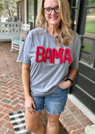 BAMA Chenille Applique' Tee - -Jimberly's Boutique-Olive Branch-Mississippi