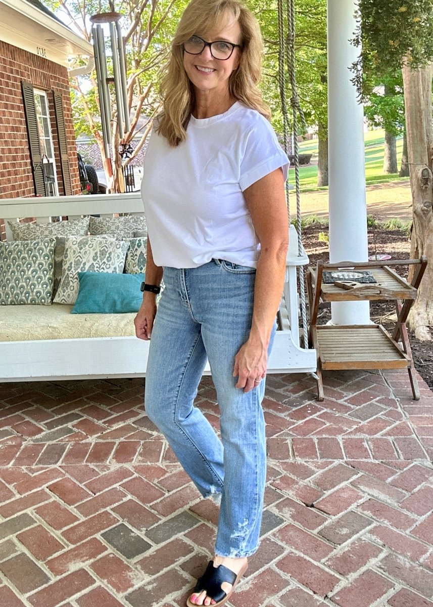 Judy Blue Cleveland High Waist Straight with Heavy Destroy Jeans - Judy Blue Jeans -Jimberly's Boutique-Olive Branch-Mississippi