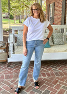 Judy Blue Cleveland High Waist Straight with Heavy Destroy Jeans - Judy Blue Jeans -Jimberly's Boutique-Olive Branch-Mississippi