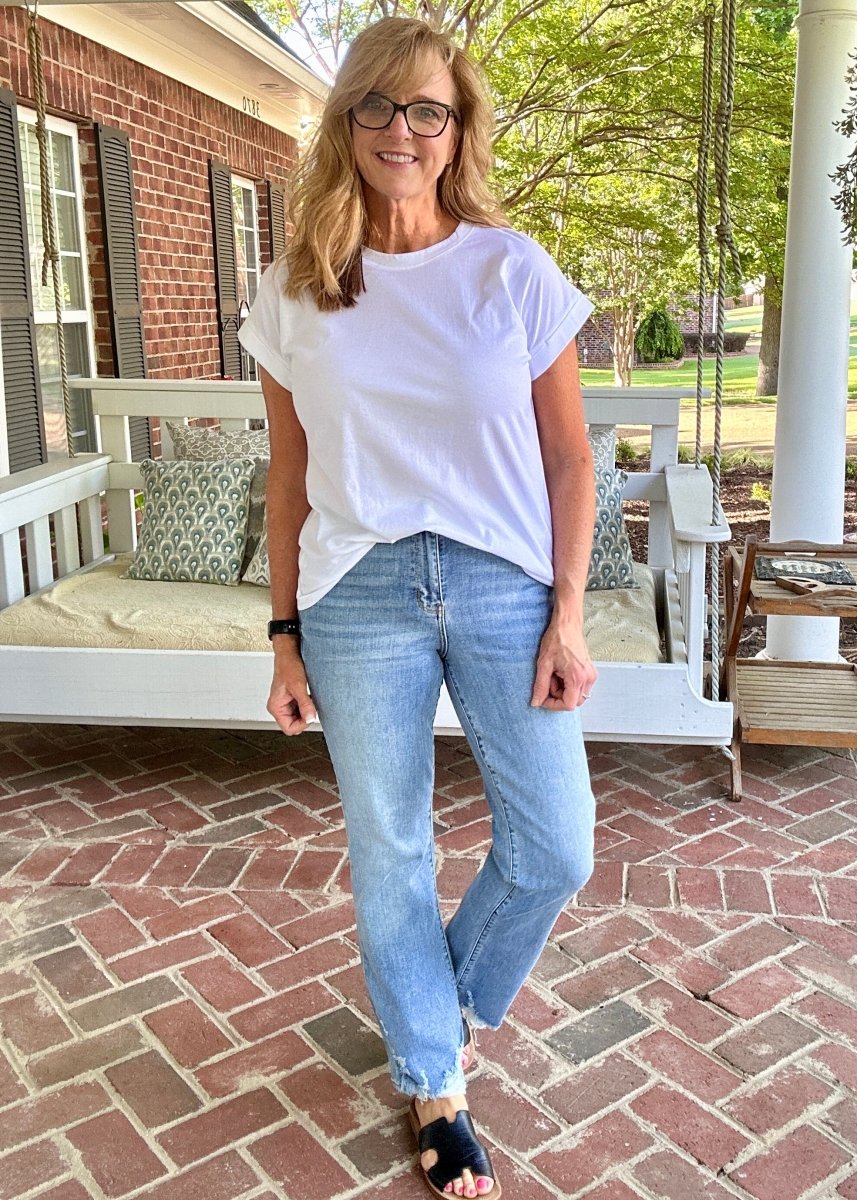 Judy Blue Cleveland High Waist Straight with Heavy Destroy Jeans - Judy Blue Jeans -Jimberly's Boutique-Olive Branch-Mississippi