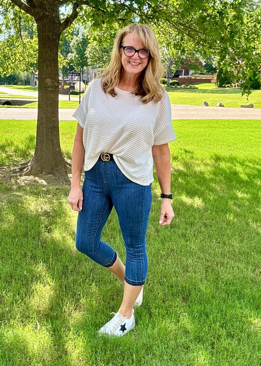 Judy Blue High Waist Pull On Capri Jeans - Inseam 22" - Judy Blue Jeans - Jimberly's Boutique - Olive Branch - Mississippi