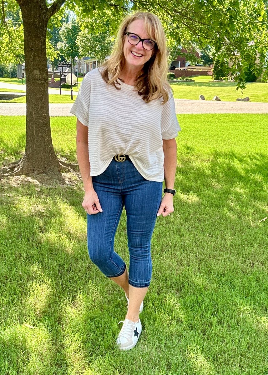 Judy Blue High Waist Pull On Capri Jeans - Inseam 22" - Judy Blue Jeans - Jimberly's Boutique - Olive Branch - Mississippi