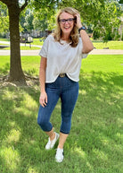 Judy Blue High Waist Pull On Capri Jeans - Inseam 22" - Judy Blue Jeans - Jimberly's Boutique - Olive Branch - Mississippi