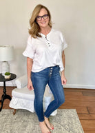 Judy Blue Jackson Hi Rise Button Fly Skinny Jeans - Judy Blue Jeans - Jimberly's Boutique - Olive Branch - Mississippi