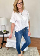 Judy Blue Jackson Hi Rise Button Fly Skinny Jeans - Judy Blue Jeans - Jimberly's Boutique - Olive Branch - Mississippi