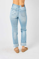 Judy Blue Jean | Gulfport | Americana Flag | Boyfriend Jeans - Judy Blue Jeans -Jimberly's Boutique-Olive Branch-Mississippi