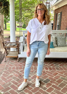 Judy Blue Jean | Gulfport | Americana Flag | Boyfriend Jeans - Judy Blue Jeans -Jimberly's Boutique-Olive Branch-Mississippi